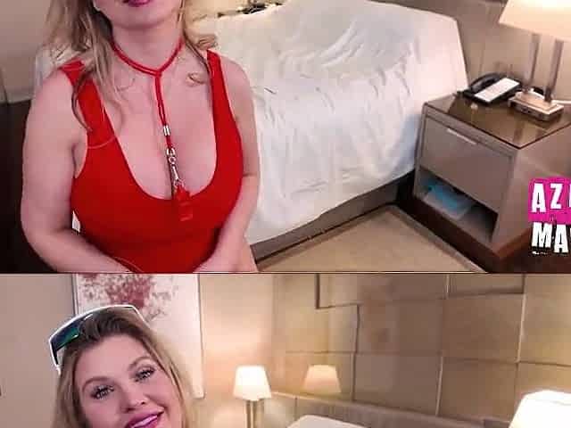 PRACTICE FOR AN TRY-OUT GOES WRONG or right? ~ Andie Anderson AMWF ~ AZNSKIMASK18