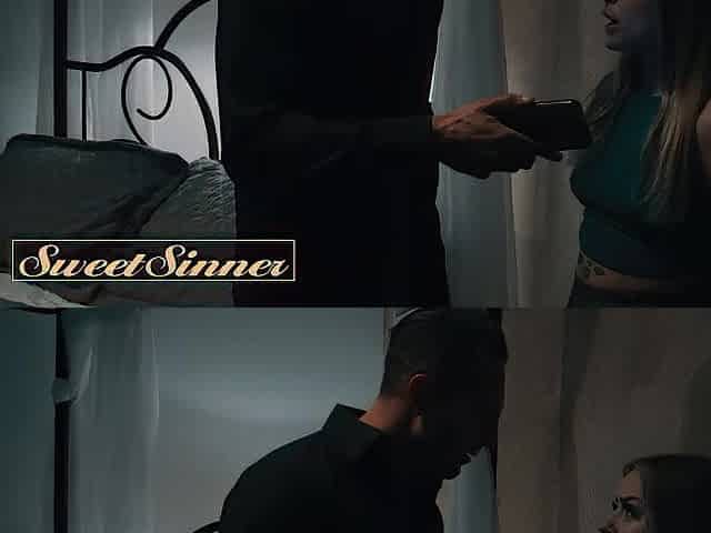 LOVELY SINNER - Charming Lawyer Gets Touchy With Her Client And Inspects Her Snatch With Her Moist Tongue
