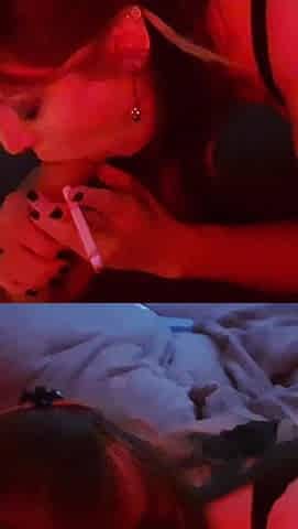 Xxl Dildo Sucked While Smoking