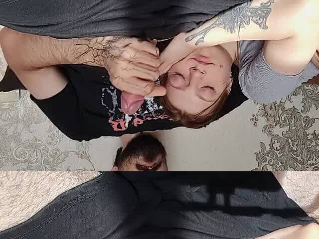 The Beauty Dozed Off On Her Boyfriend's Lap And Was Screwed In Her Throat