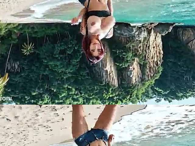Revy Ebony Lagoon Loves to Smoke Cigarettes Whilst Getting Rod in Her Jeans Shorts (AI SMOKIN' FETISH)