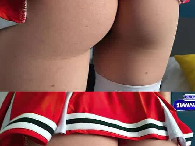 CHARMING CHEERLEADER DANCING ON MY PENIS, HER CUNT FLOWING LIKE THAT BABE HASN'T SPENT A YEAR ON A RAMROD