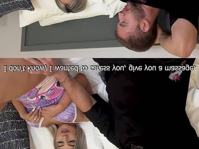 My Stepmom Comes in While I'm Fucking Her Boyfriend and Joins in so He Can Fuck Us Both Our Wet Pussies!