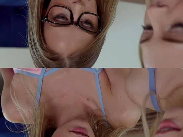 Blonde teen beauty cunt licked and rubbed for hard cash