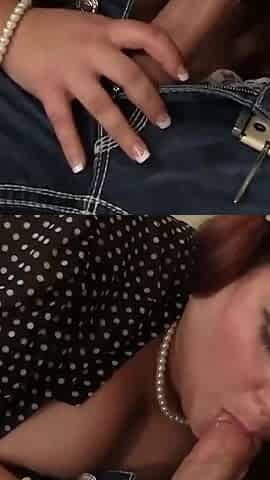 Sexy BBW serves up milk & cookies before fucking the neighbor