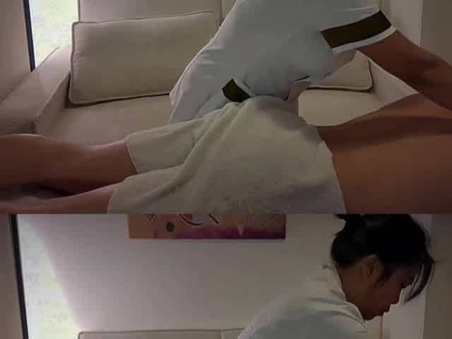Oriental massage with pleased ending in VIP massage room