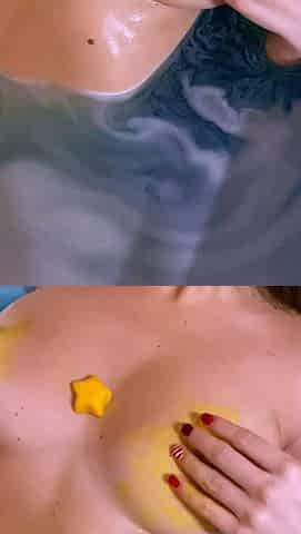 Big boobs milf masturbates with her dildo