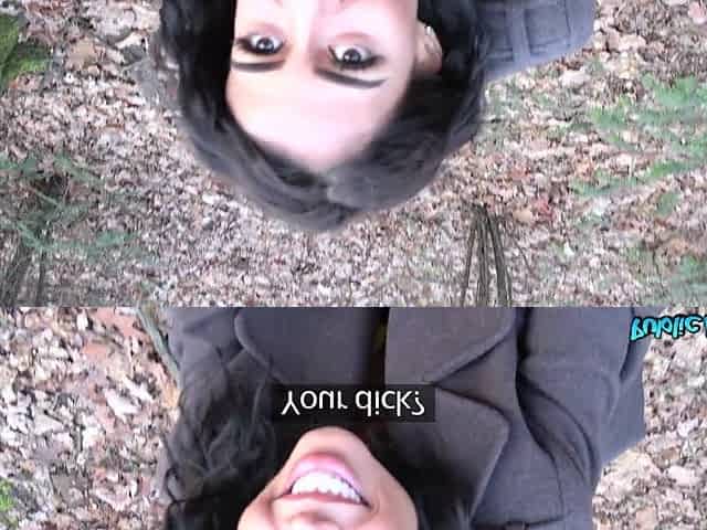 Beautiful girl adores to fuck with a stranger without mercy