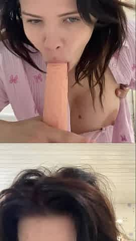 russian brunette hair deepthroat session with jessyyrosyy