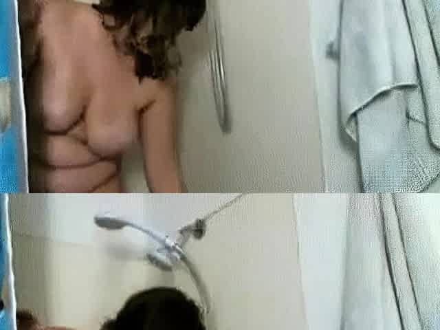 BBW Orgasms in the Shower on Cam
