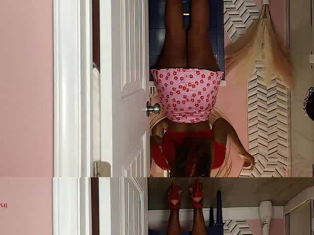 Caught U Watching Me Get Willing So I Tease U in My Heels Previous to I Leave