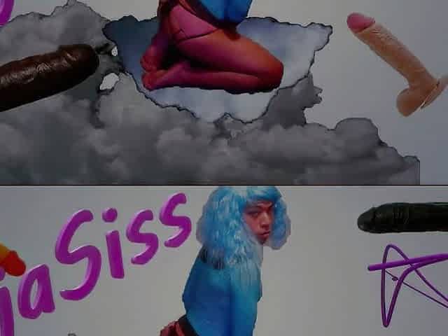 Alt Sissy Femboy Rides Pink Vibrator