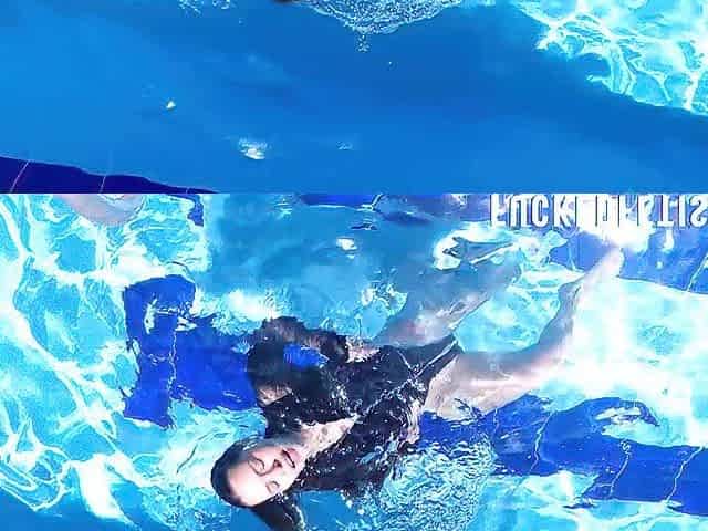 Latex body Slender small porn star wetlook