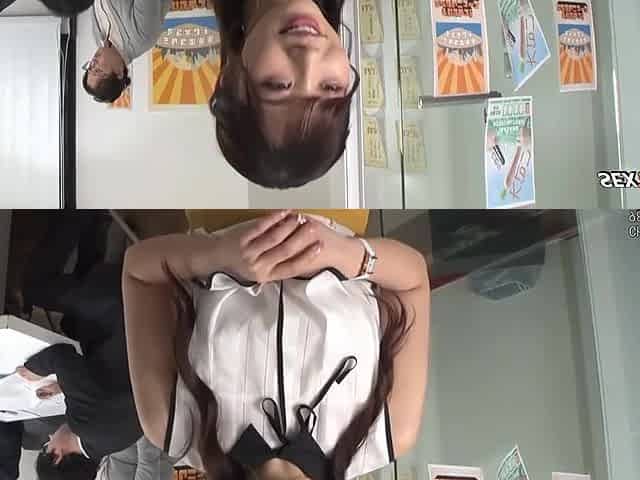 Japanese Babe announcer having sex in the AIR competitive station