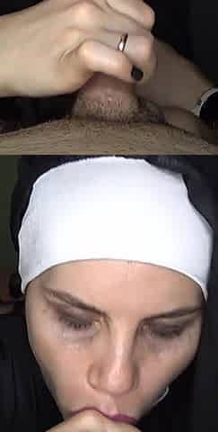 Beautiful Possessed Nun Sucks and Fucks