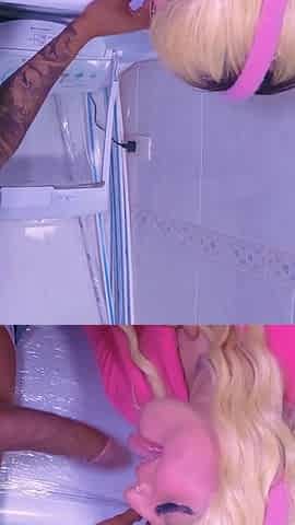 The Guy Comes From Behind and Fucks the Hottie on Top of the Washer