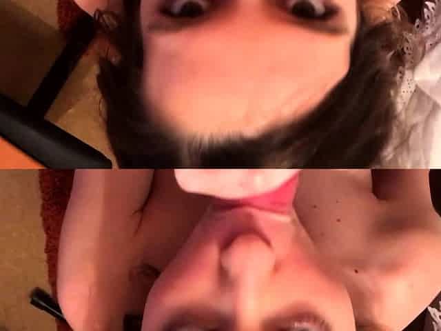 Real amateur college coed teens blowjob cumshot