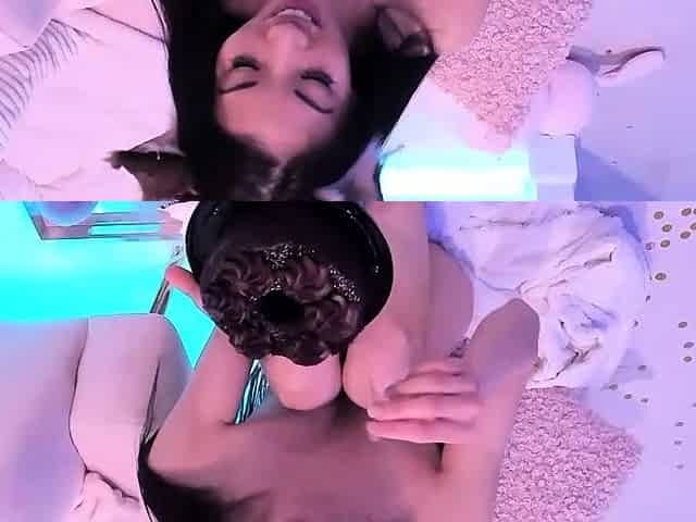 Amateur Asian teen sucks this big hard cock