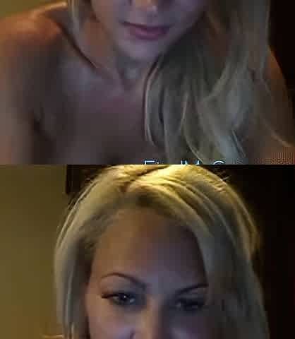Blonde with Big Tits Plays with Sex Toy on Webcam