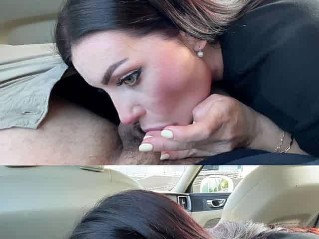 Passers-by Do Not Allow a Normal Blowjob in the Car