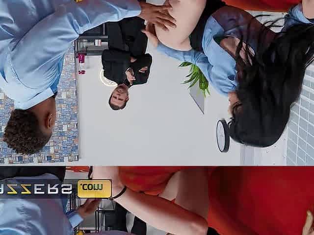 Office Floozy Gobbles Weenies Yhivi Brazzers