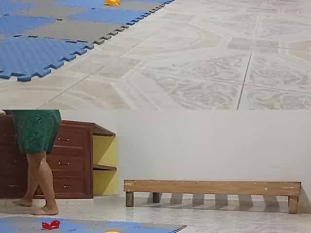 Obese neighbour cleaning in the fresh apartment (part 1)