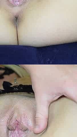 Various Anal Plugs and Fingering in Fishnet Stockings!