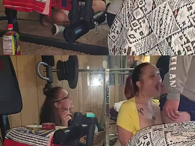 Watching Her Suck Her Boyfriend Cock