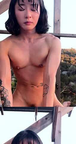 Small tit blonde fucked doggystyle POV