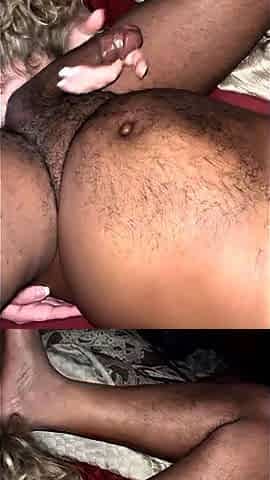 Hot MILF gives blowjob to big cock