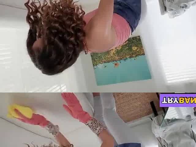 Bushy Hair Stuffed Unfathomable With Large Ebony Dong On My Impure Maid - Scarlett Page
