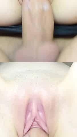Tight Pink Pussy Fucked - Female Orgasm After Creampie