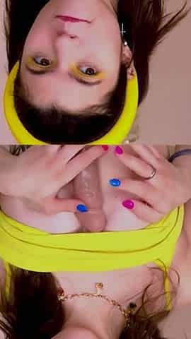 Wet Lazy Blowjob From a Slutty Girl