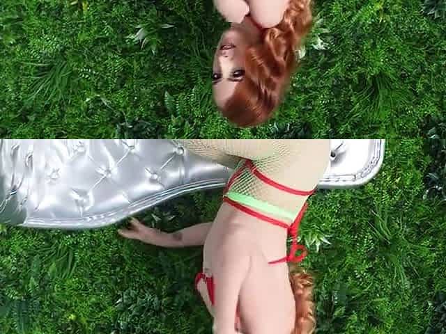Liz Rainbow In Redhead Enjoys Making You Watch Her Playing With Herself