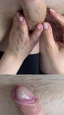 Handjob Cheating with My Husband Best Friend
