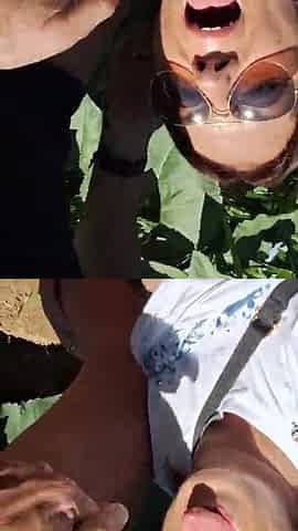mother I'd like to fuck Teresa's outdoor sex