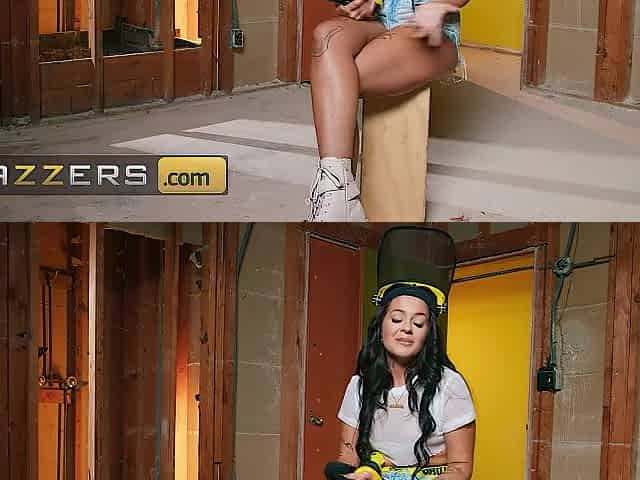 BRAZZERS - Cherie Deville, Kira Noir, Ryan Reid & Willow Ryder Turn Abode Renovation Into A Wild Orgy