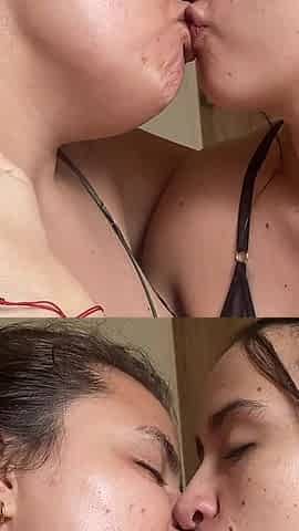 Deep, Wet Kisses From Hot Lesbians