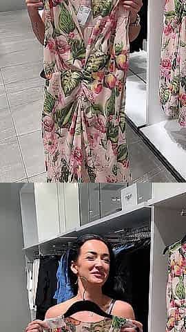 Shopping with Zuzu Enjoyable fellatio in public changing rooms