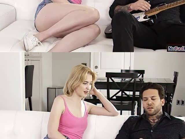 Tall blond gets screwed by her stepdad