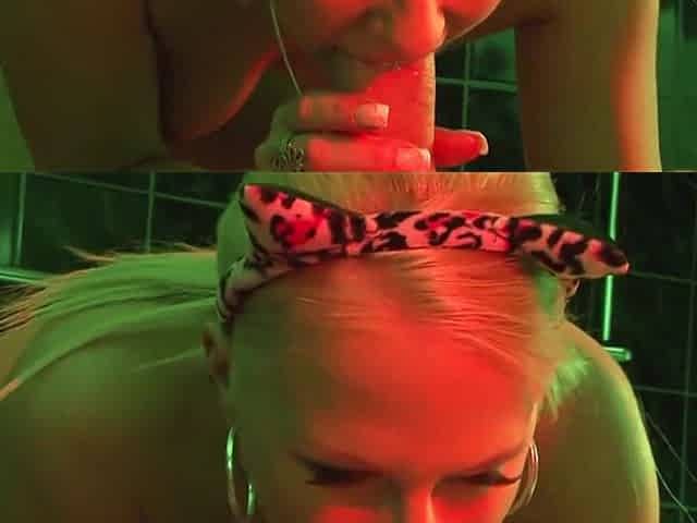 Blonde Teen Sucks Fat Dick