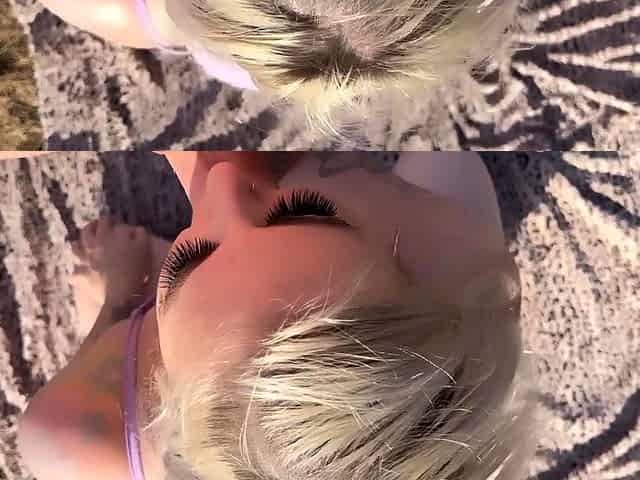 Blonde Blowjob Outdoor