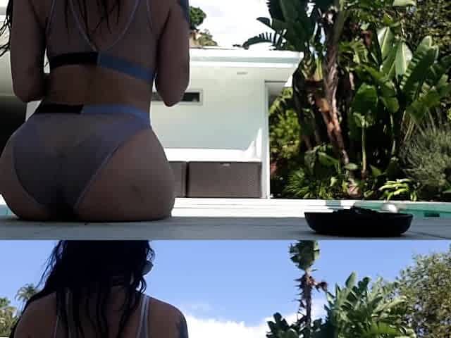 Amateur Outdoor Brunette Masturbates