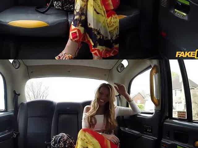 Sex Junkie Stacey Saran Sucks Ramrod & Eats Butt Then Gets Pounded In Cab - Fake Taxi