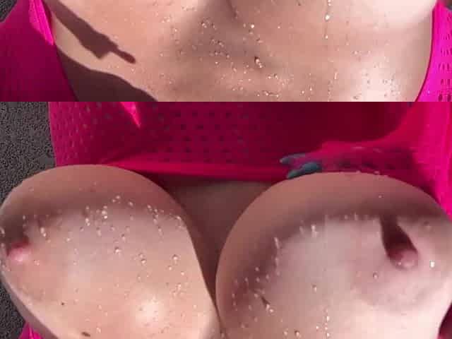 European Stepmom Artemisia Love Large moist tits play solo