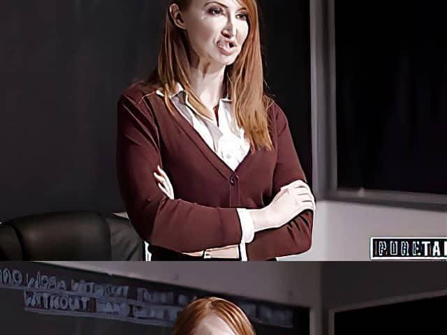 PURE TABOO Lesbian Teacher Makes Mom Spank her Brat-Daughter