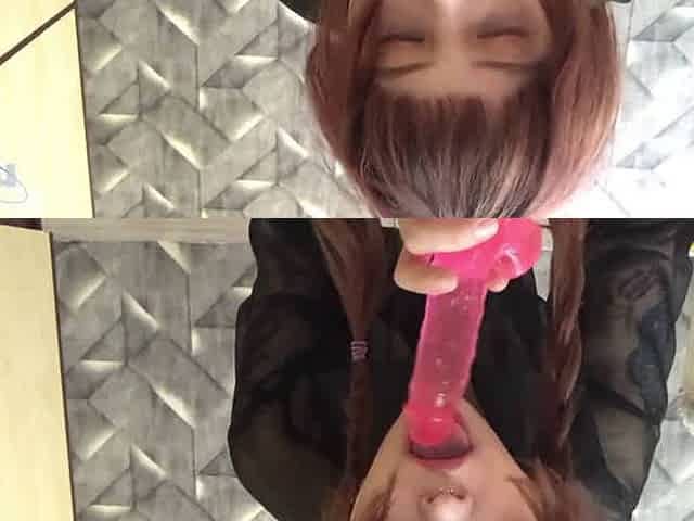 Sexy schoolgirl with lustful dreams uses a faux-cock for depravity and debasement, getting a jiggling ejaculation - XXX!