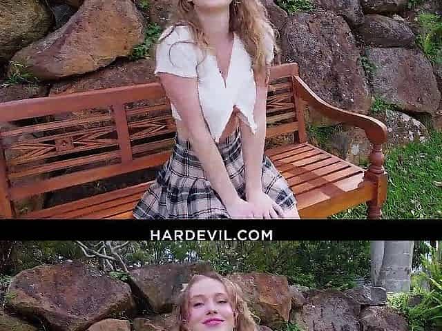 Wicked Scarlet Pursue's Steamy Meeting in the Park: Wild Fun with a Booty Plug and Greater amount!