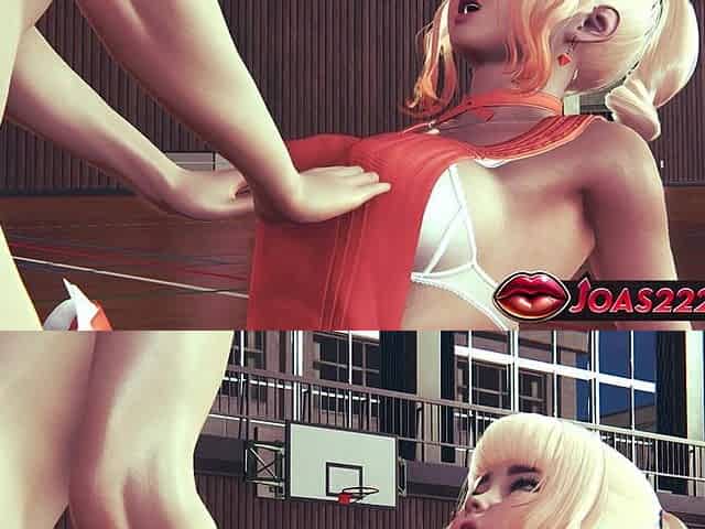 Blonde in Red Dress & High Heels Gets Pussy Licked - Big Tits Massage & Close-up Orgasm!
