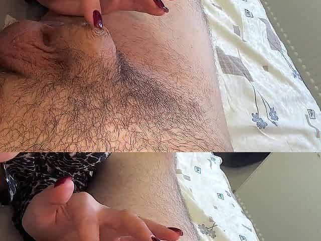 My God, how can u've such a tiny cock? It's merely two cm